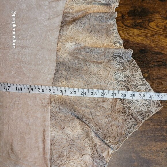 Vtg Spencer Alexis Ethereal Top Skirt Set Sz 12 Floral Chiffon Lace Coquette - Picture 9 of 14